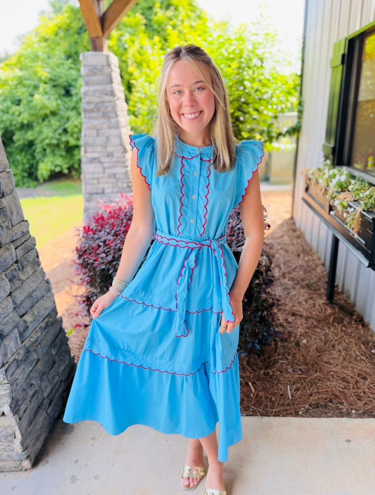 The Stalla Scalloped Dress