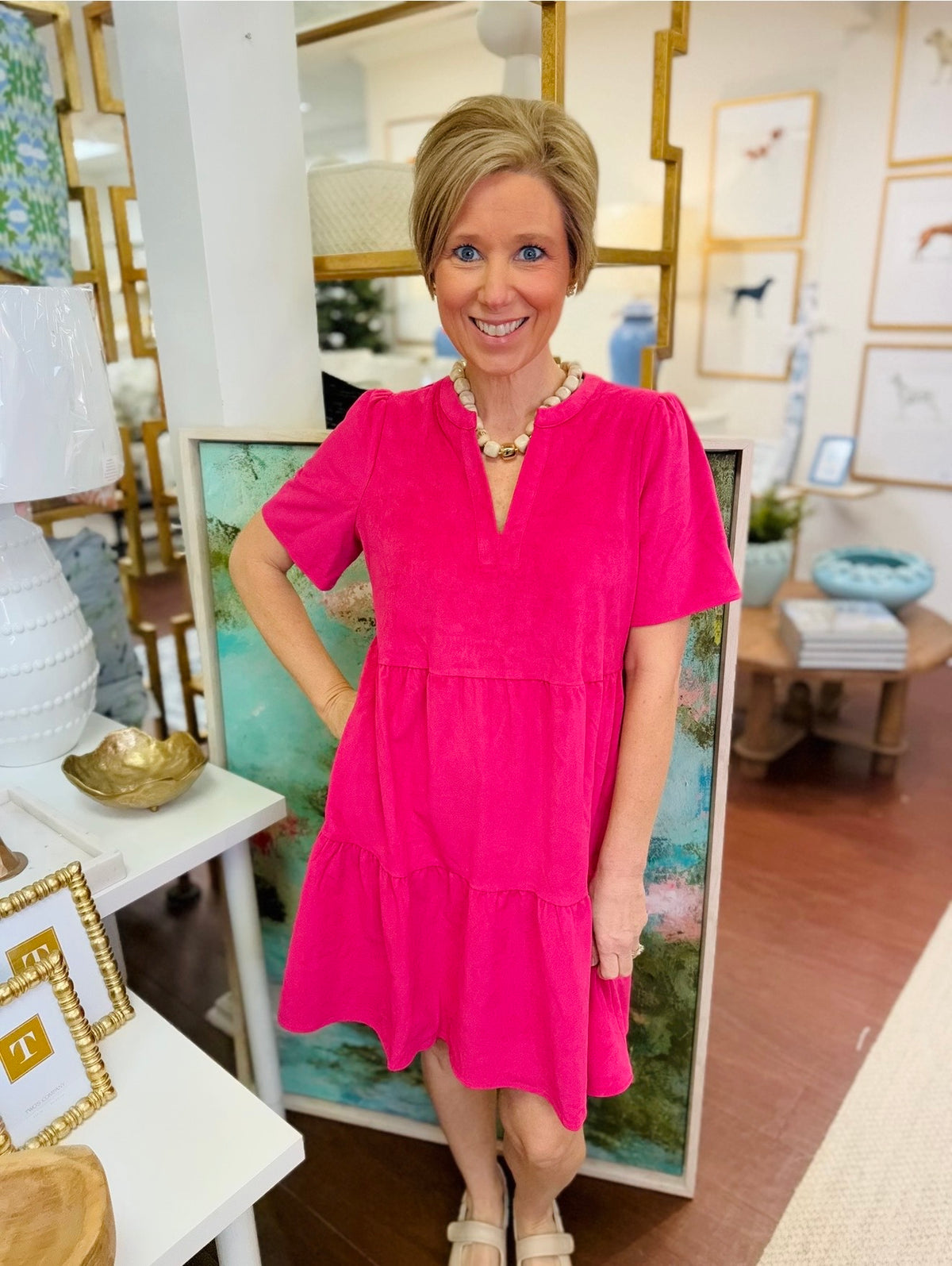 MS/ The Adelyn Dress/ Pink