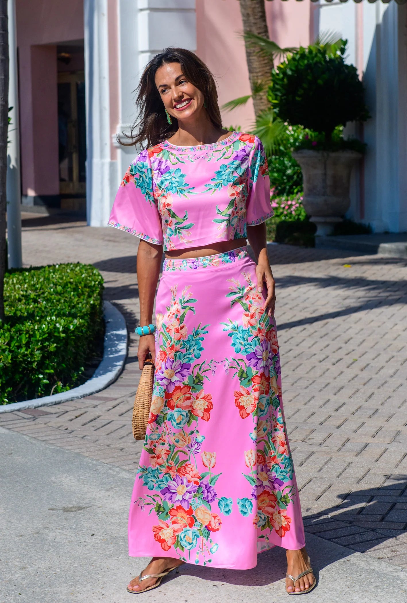 Elizabeth James/ The Paloma Top/ Tulip Tapestry