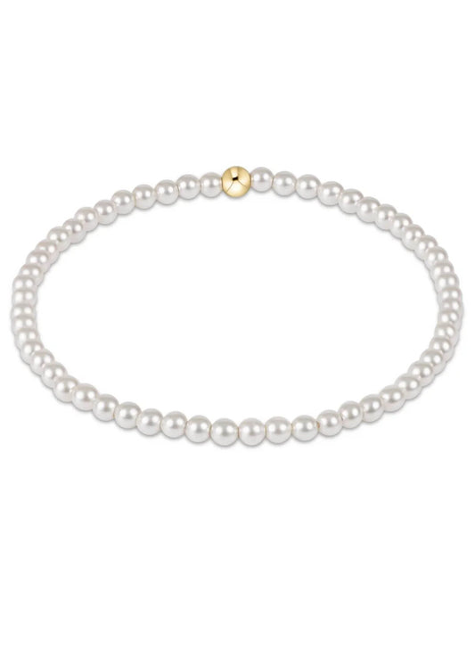 ENewton/ EGirl/ Classic Pearl 3mm Bead Bracelet