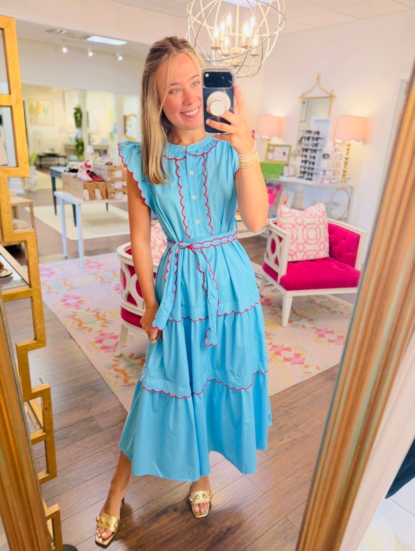 The Stalla Scalloped Dress