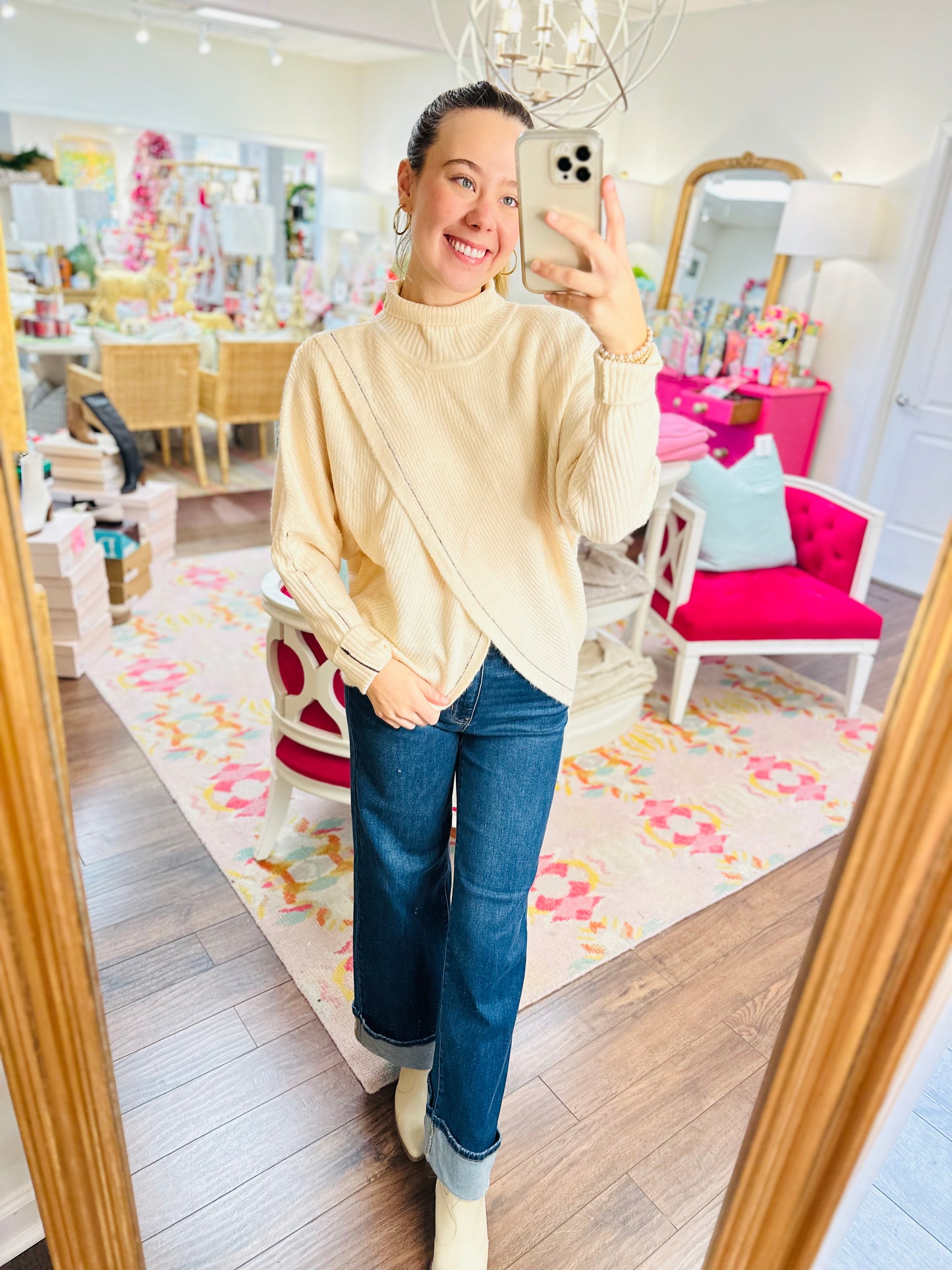 The Sallie Split Sweater