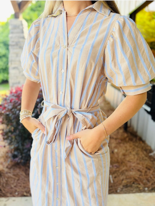 The Seyla Striped Dress