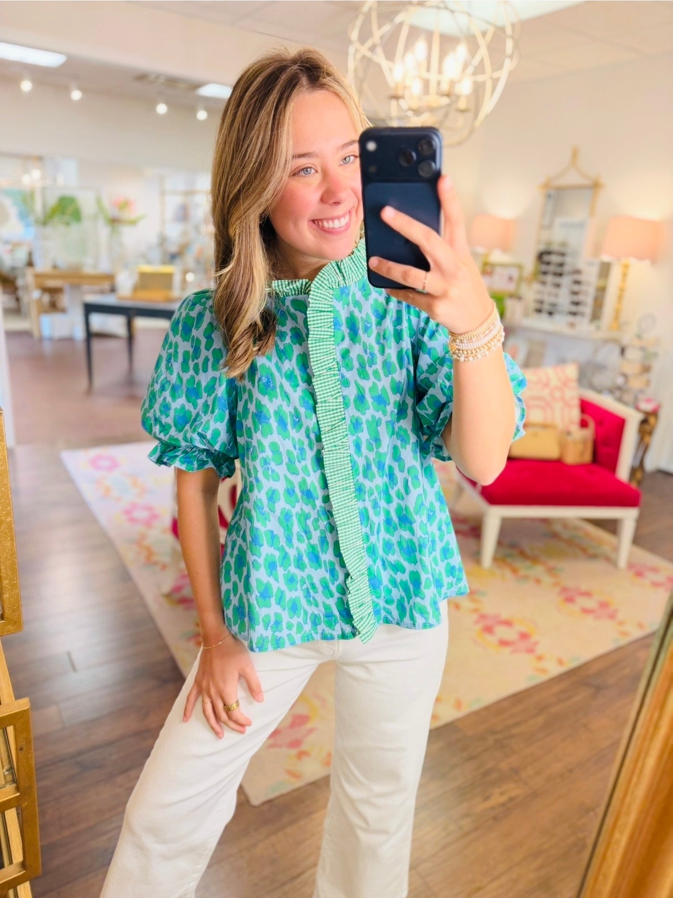 The Lennie Leopard Top