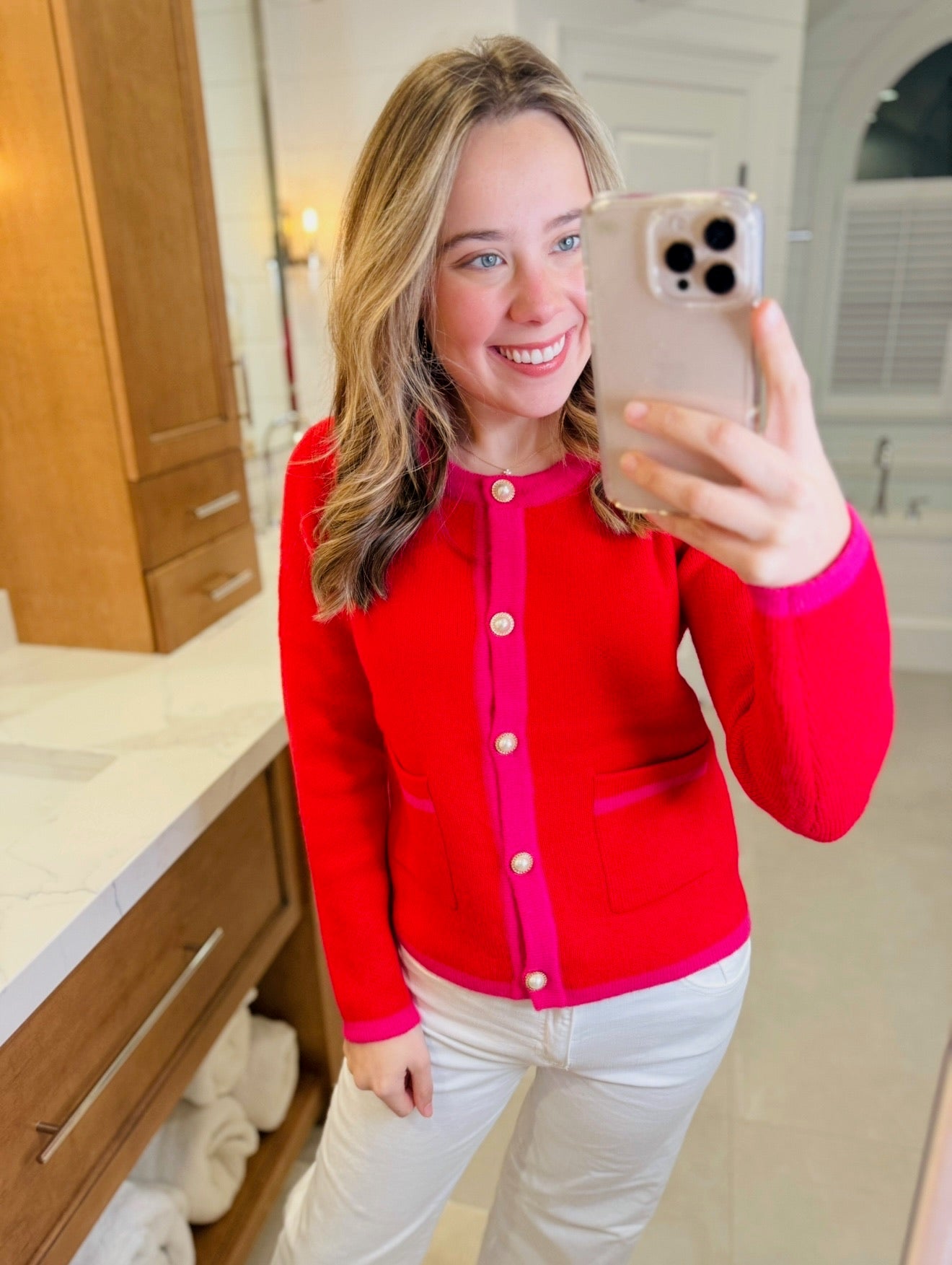 The Caliope Colorblock Cardigan