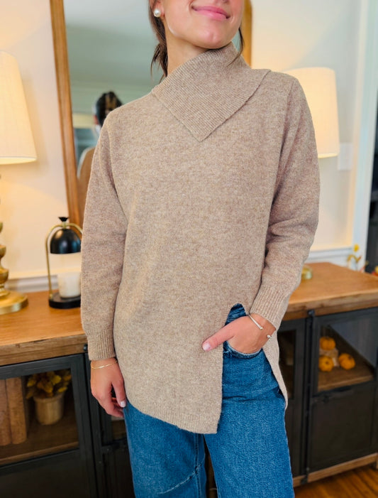 The Hallie High Neck Sweater