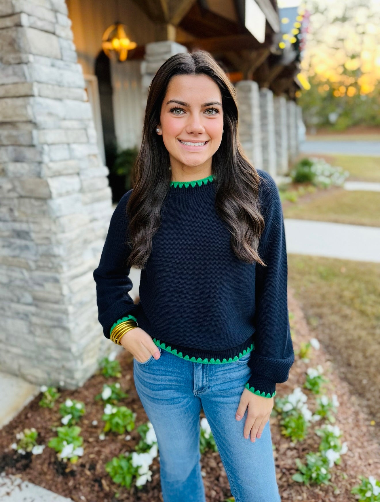 The Cecilie Contrast Sweater