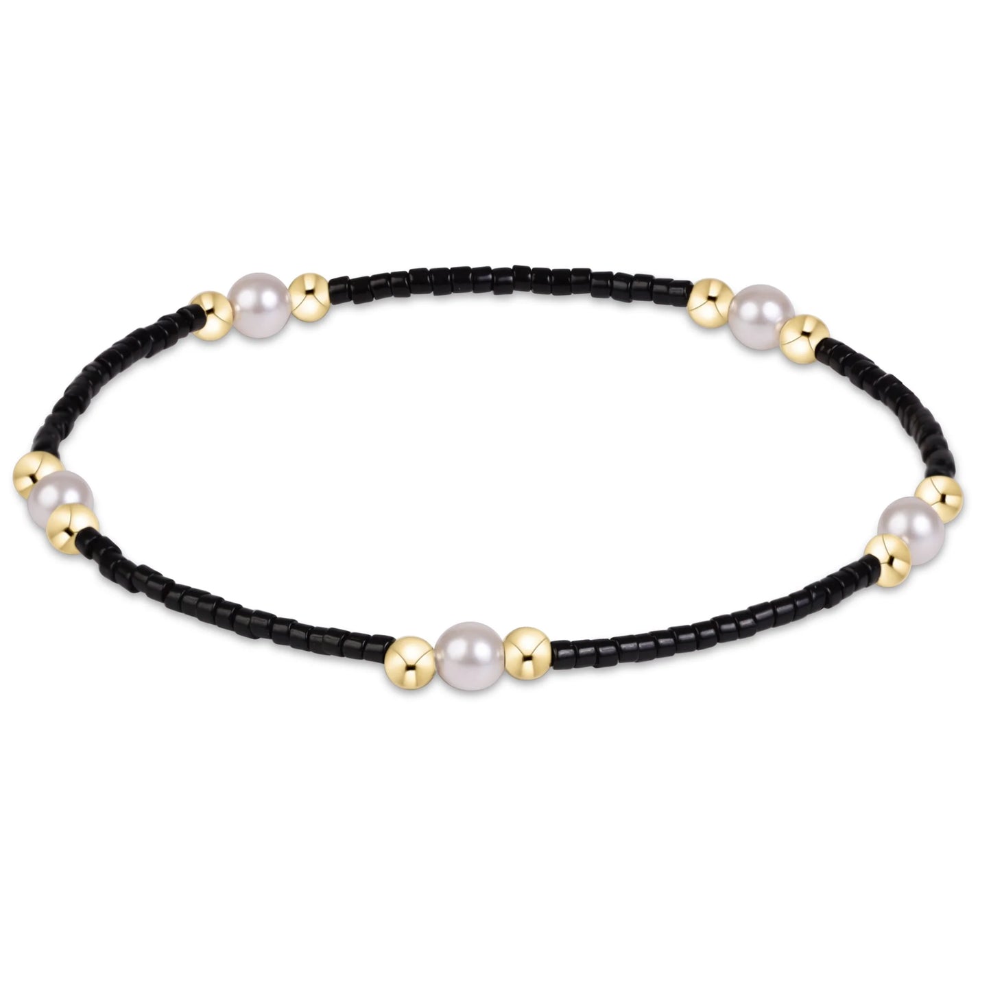 ENewton/ Gameday Hope Purpose Pearl Bracelet-Black