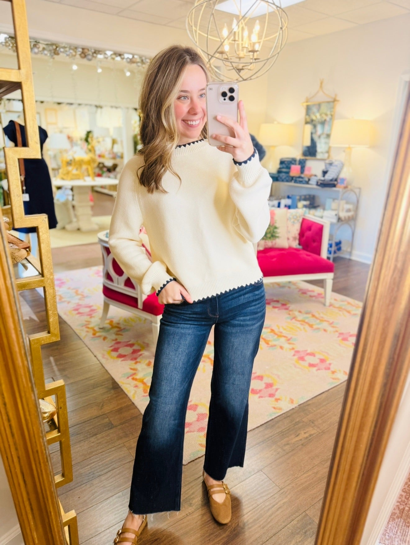 The Cecilie Contrast Sweater