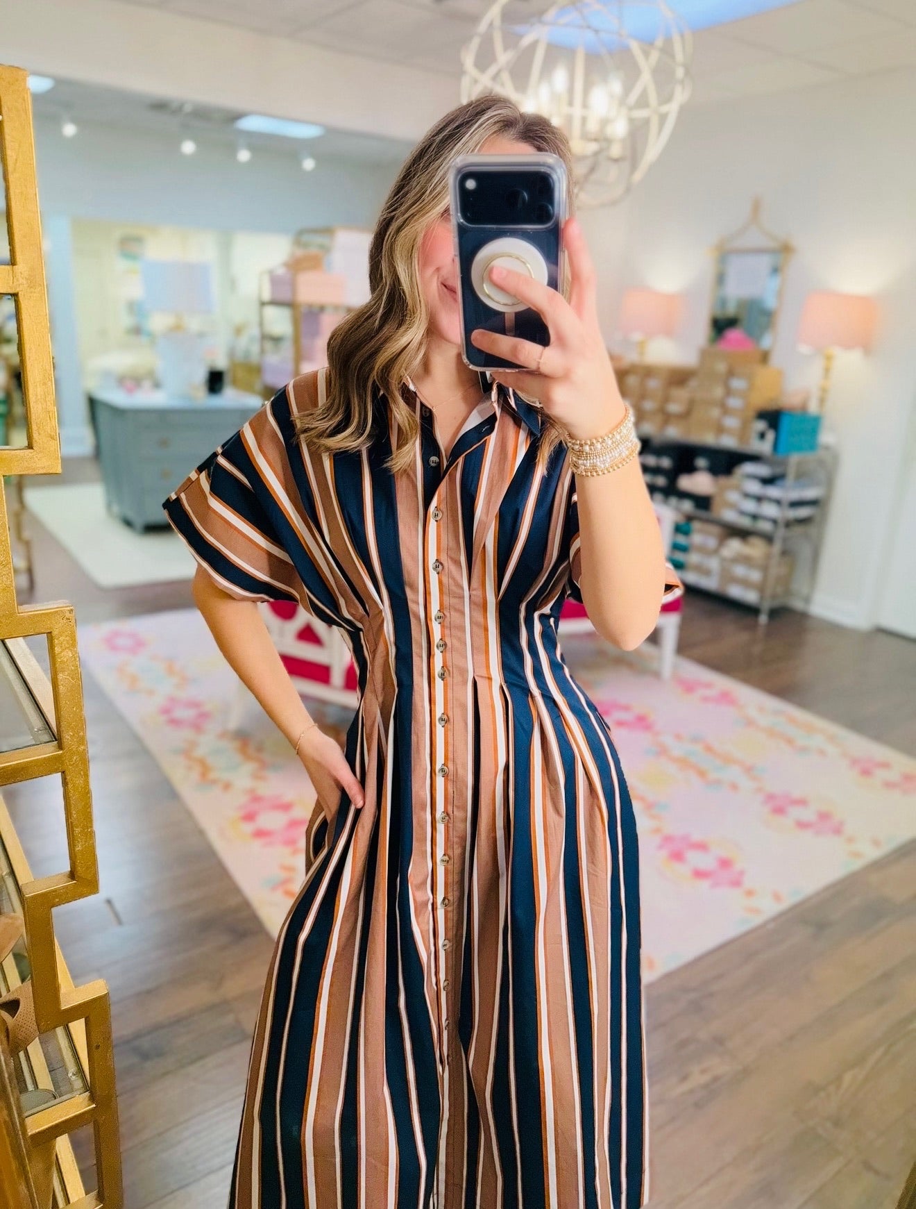 The Stanlee Striped Dress/ FINAL SALE