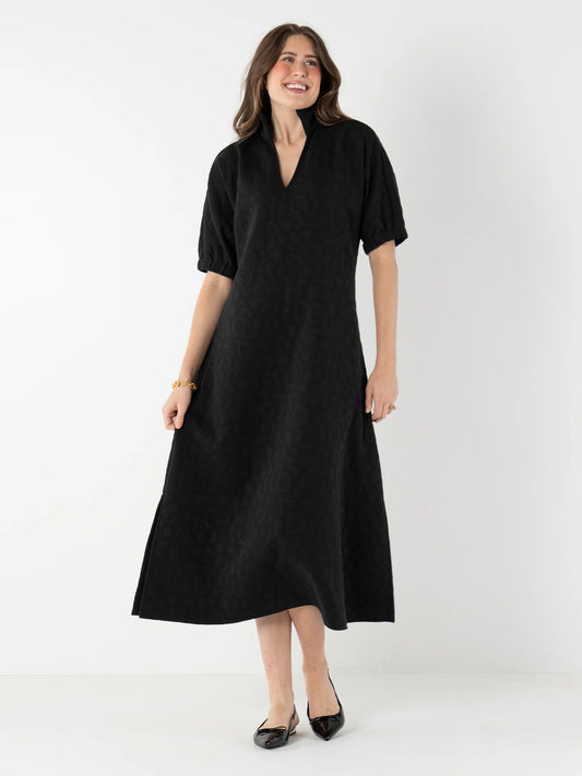 Emily McCarthy/ Poppy Maxi/ Black Cheetah