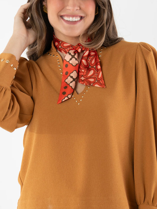 Emily McCarthy/ Silk Scarfette/ Bandana
