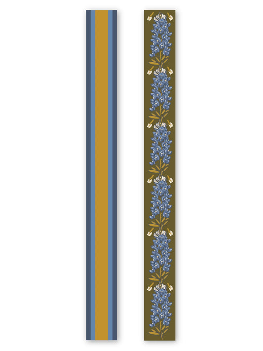 Emily McCarthy/ Silk Scarfette/ Bluebonnet