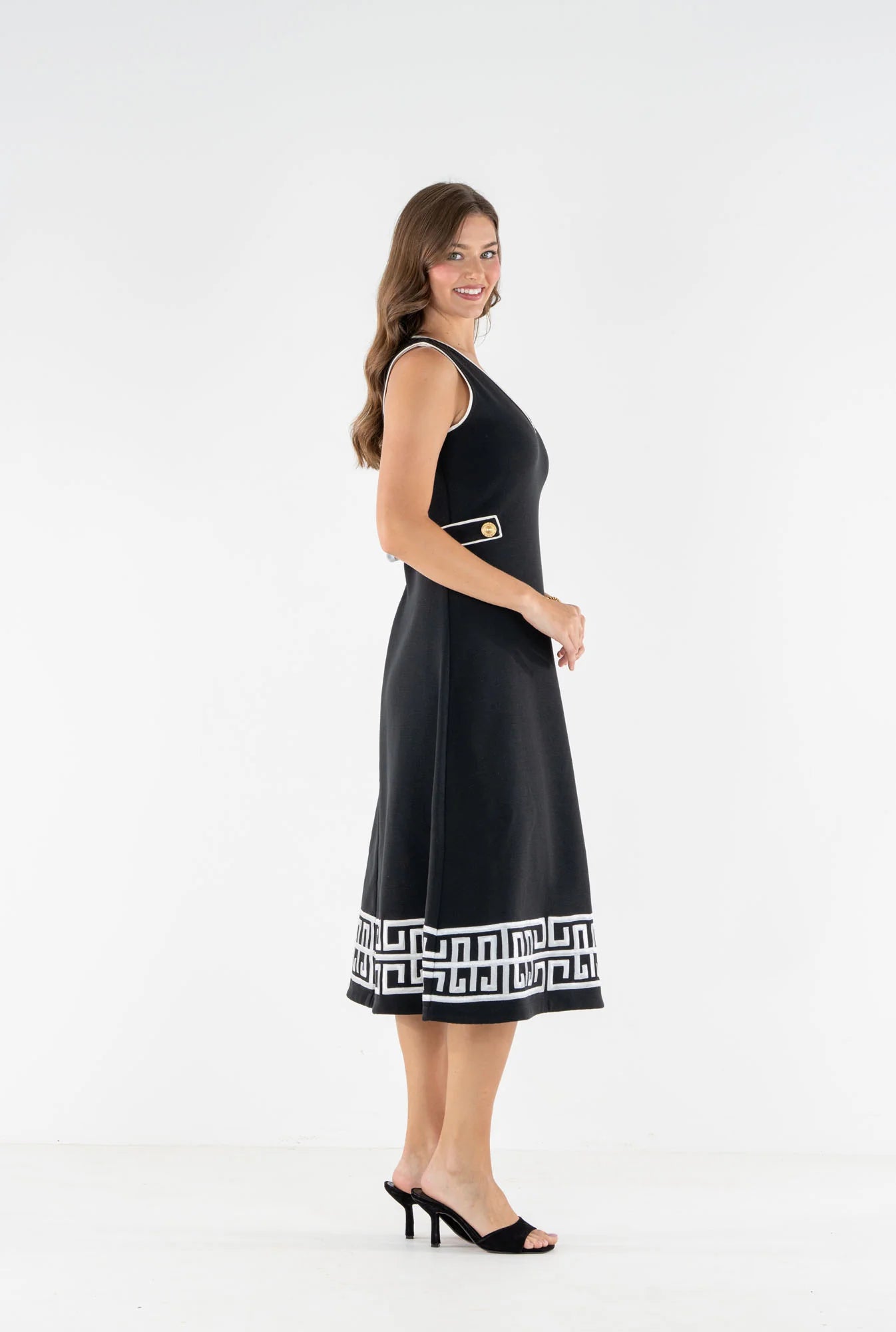 Emily McCarthy/ The Cleo Dress/ Black