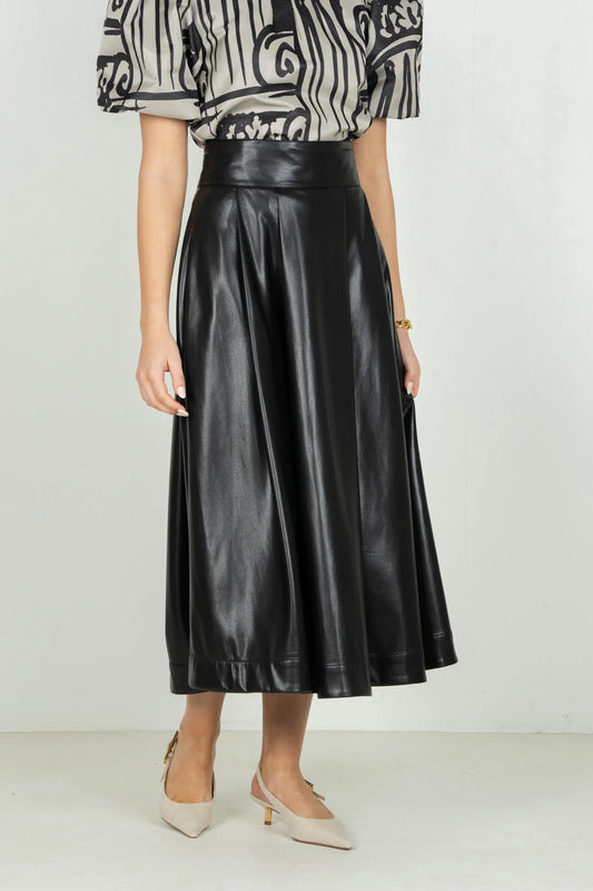 Emily McCarthy/ The Dotty Skirt/ Black