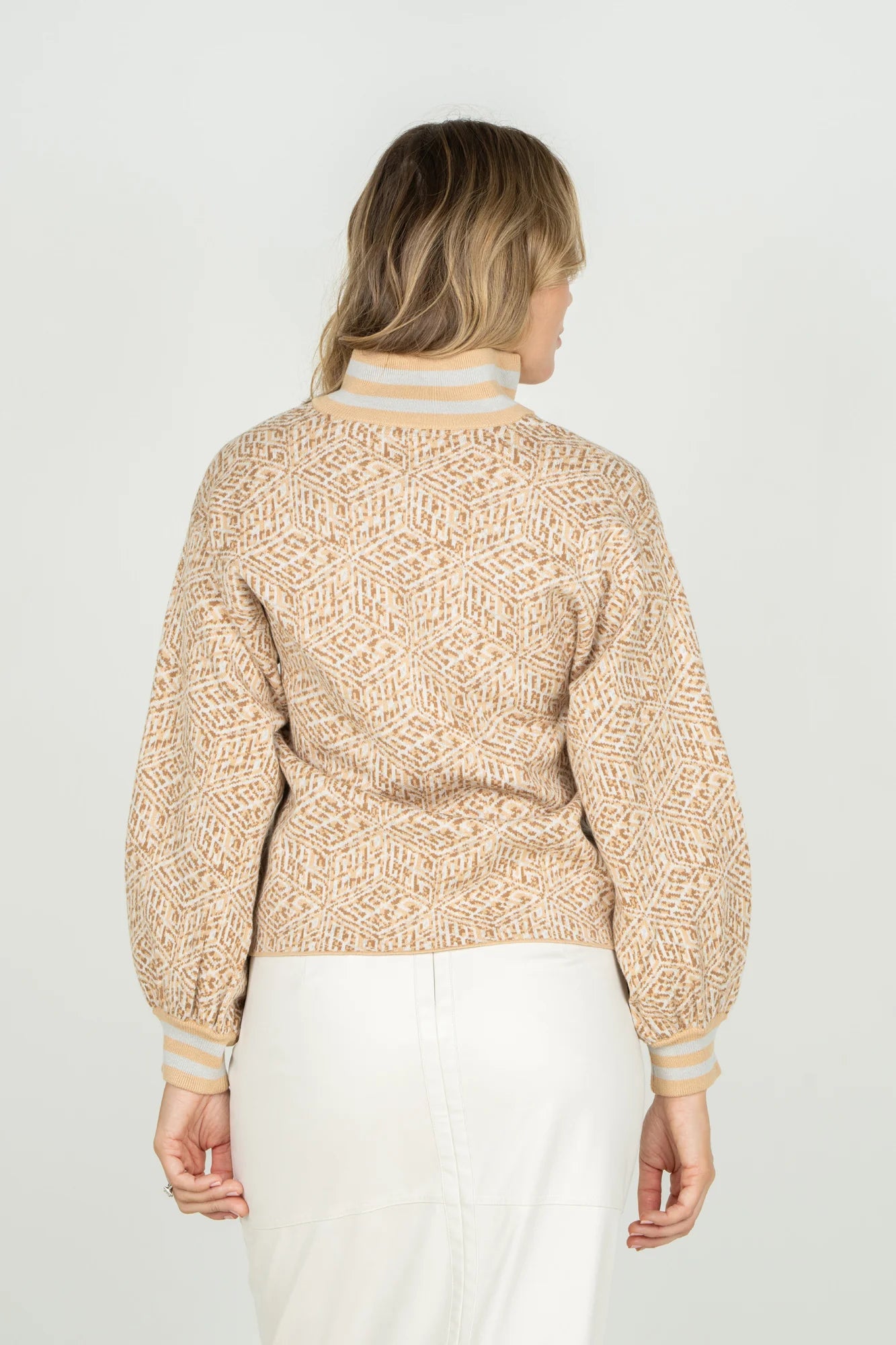 Emily McCarthy/ The Lolli Sweater/ Mosaic Monogram