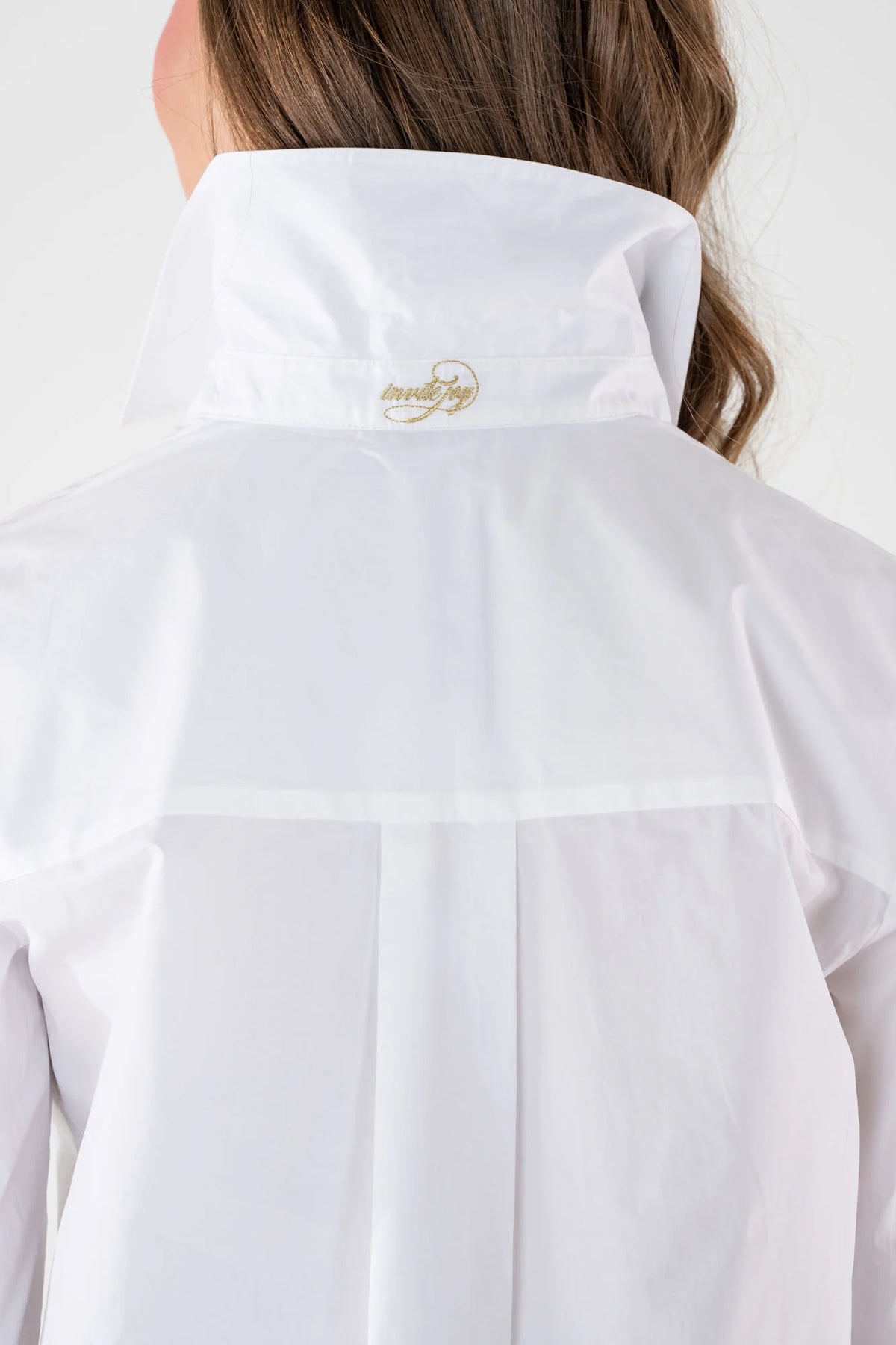 Emily McCarthy/ The Classic Oxford Top/ White