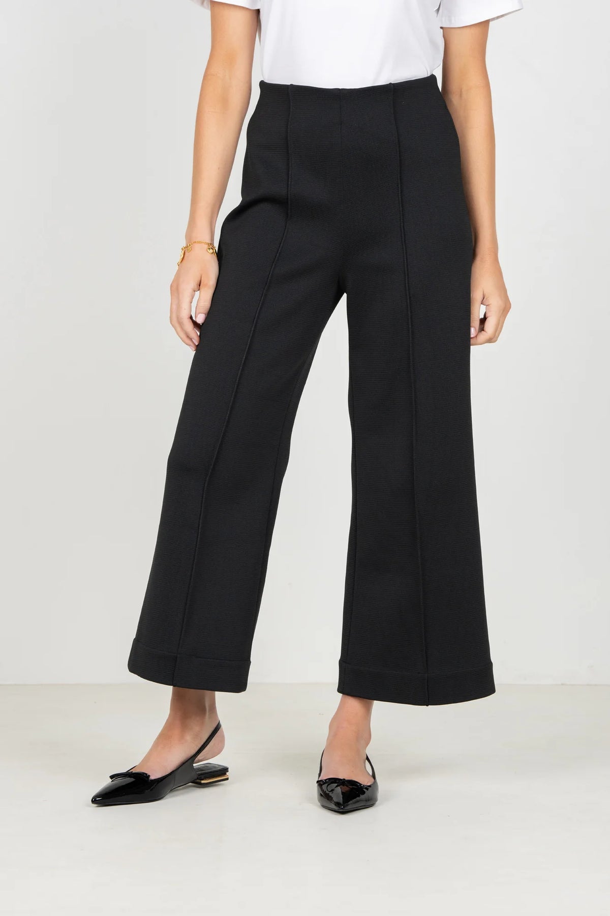 Emily McCarthy/ The Cropped Piper Pant/ Black
