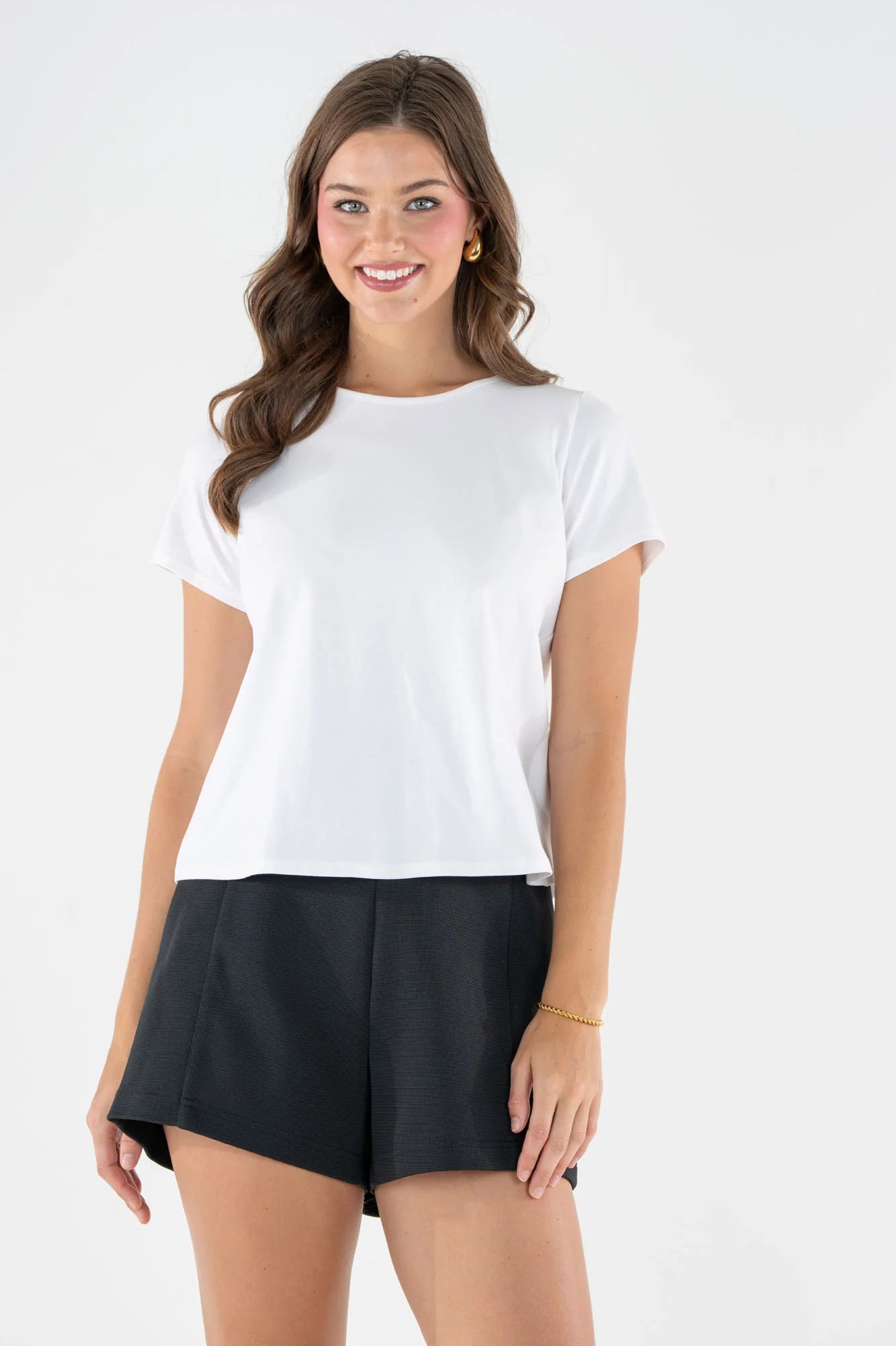 Emily McCarthy/ The Joy Tee/ White