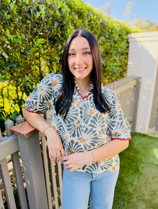 The Frannie Floral Top