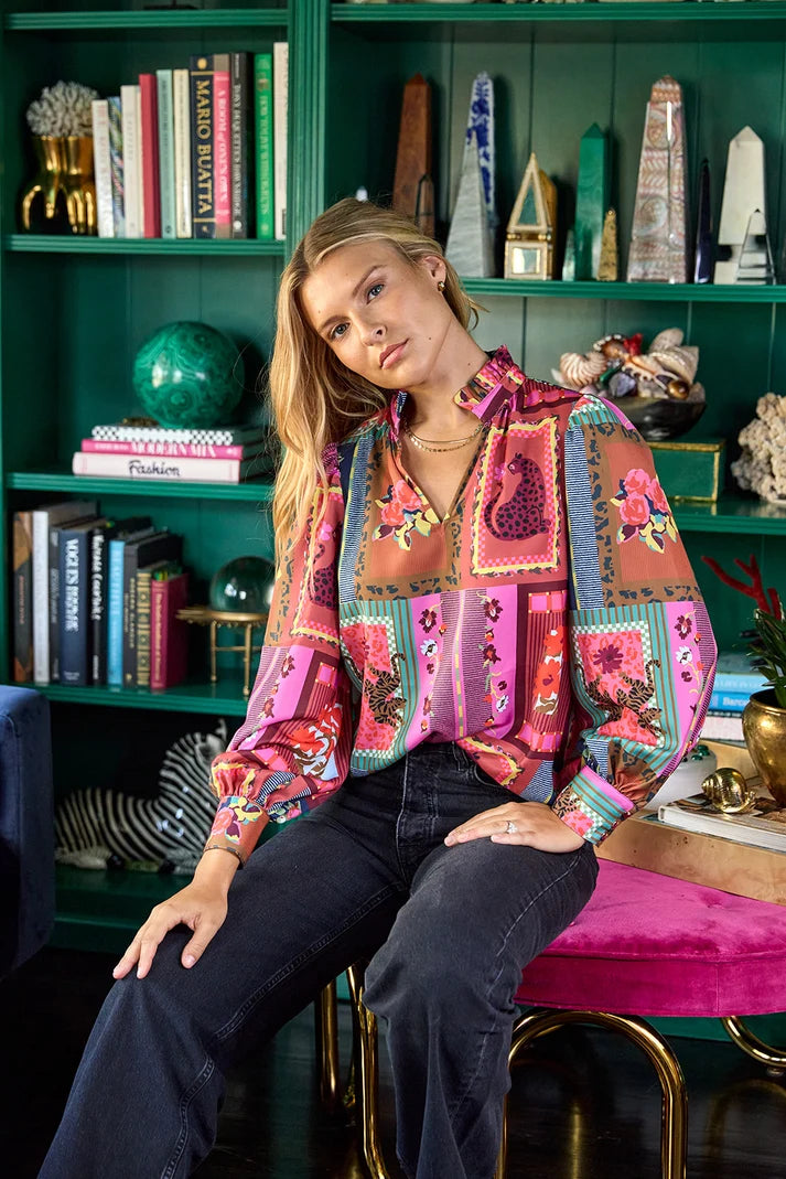 CROSBY/ The Lyla Blouse/ Vintage Vignette