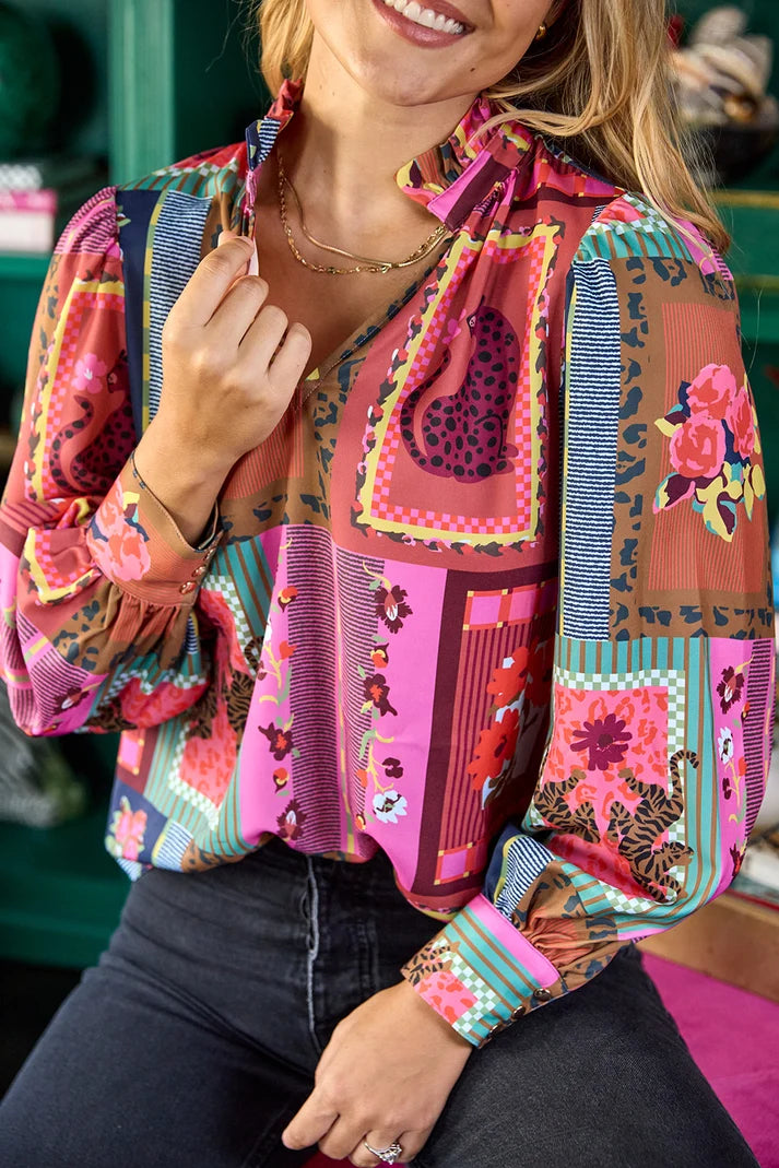 CROSBY/ The Lyla Blouse/ Vintage Vignette