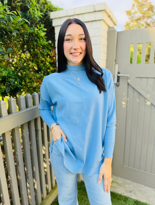 The Rover Raw Edge Sweater