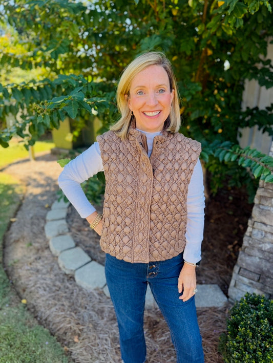 The Quinn Quilted Vest
