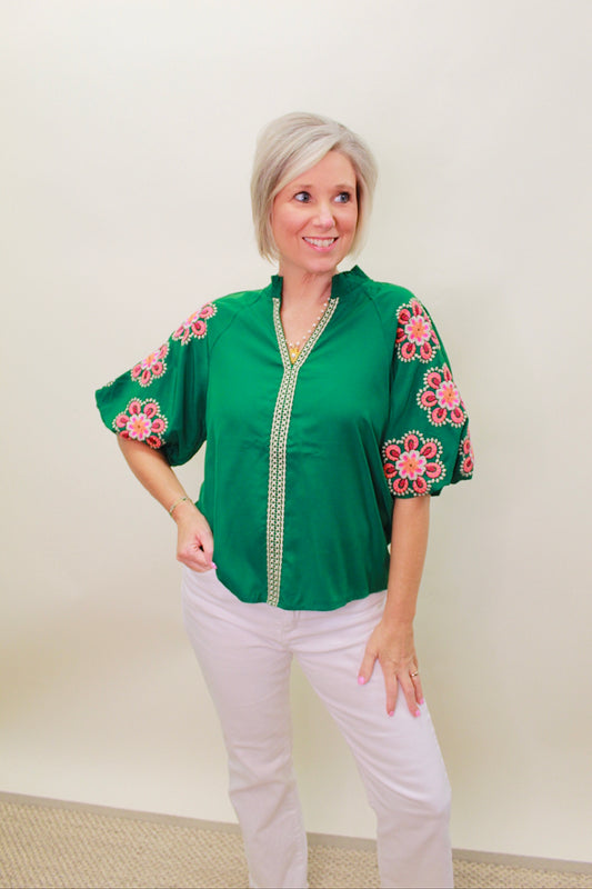 The Eli Embroidered Top