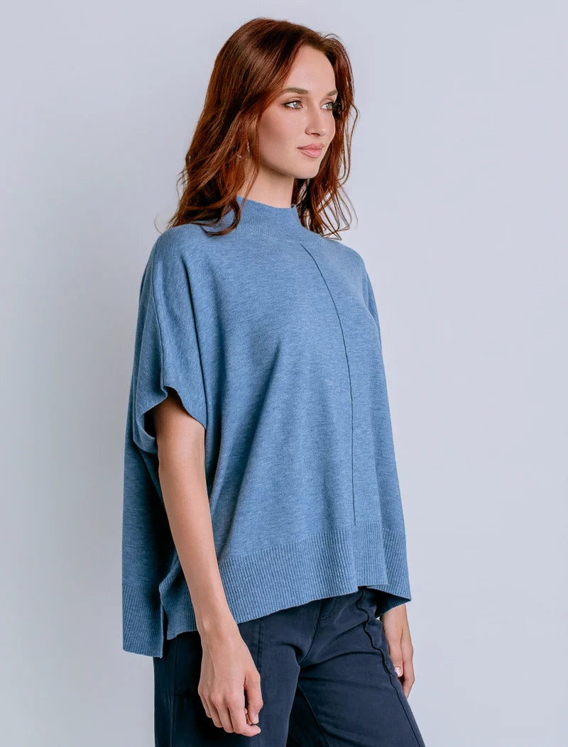 The Caroline Top/ Azzuro