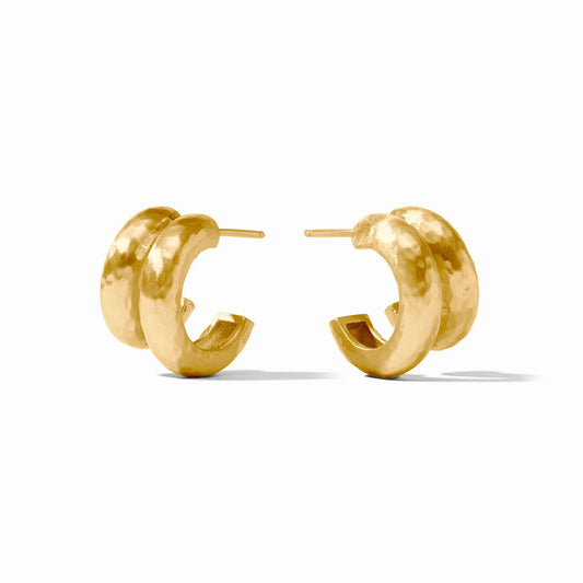 Julie Vos/ Havana Double Hoop/ Gold