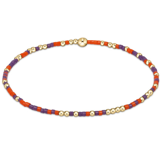 ENewton/ Gameday Hope Unwritten Bracelet/ Bright Orange-Purple