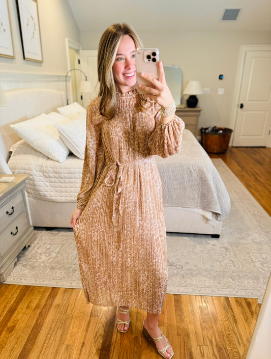 The Cheetah Chiffon Dress