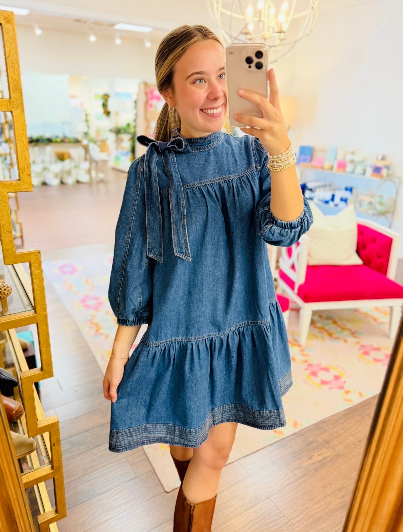 The Debby Denim Dress
