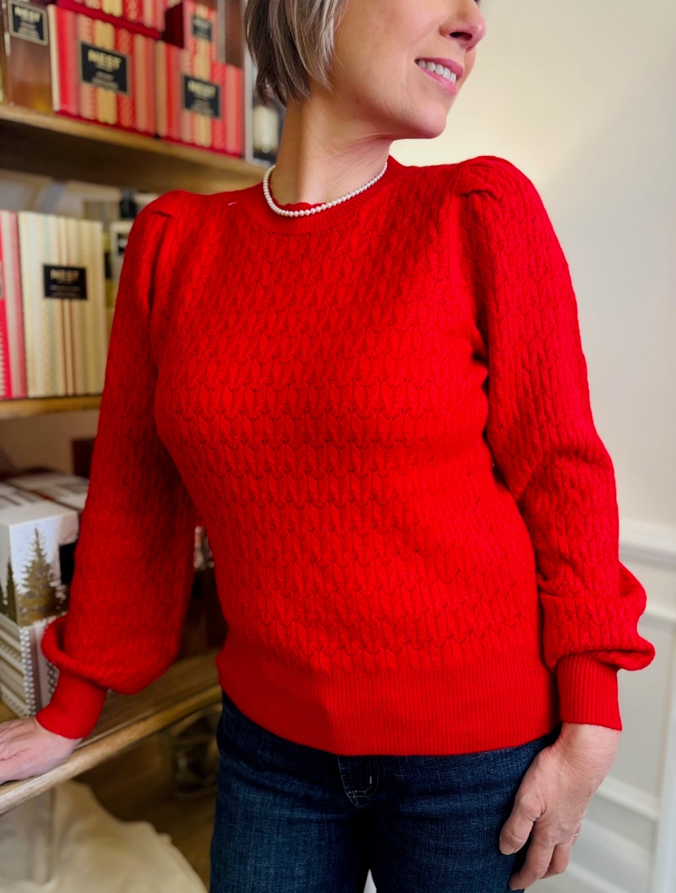 The Sasha Scalloped Sweater