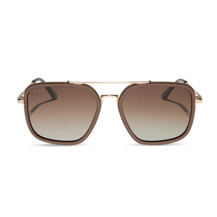 DIFF/ Jordan Sunglasses/ Moscow Mule + Brown Gradient