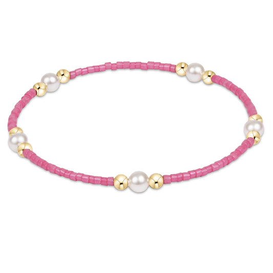 ENewton/ Hope Purpose Pearl Bracelet-Bubblegum