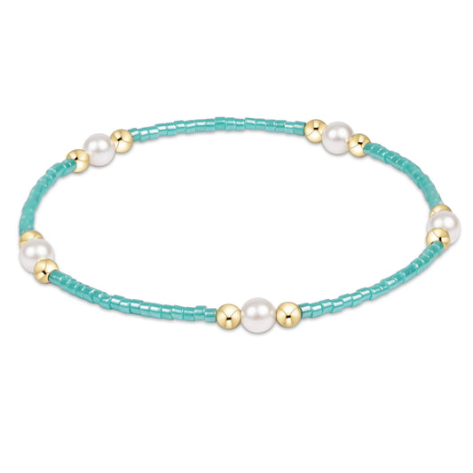 ENewton/ Hope Purpose Pearl Bracelet-Sea Glass