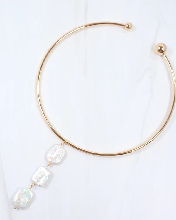 The Alisa Collar Pearl Necklace