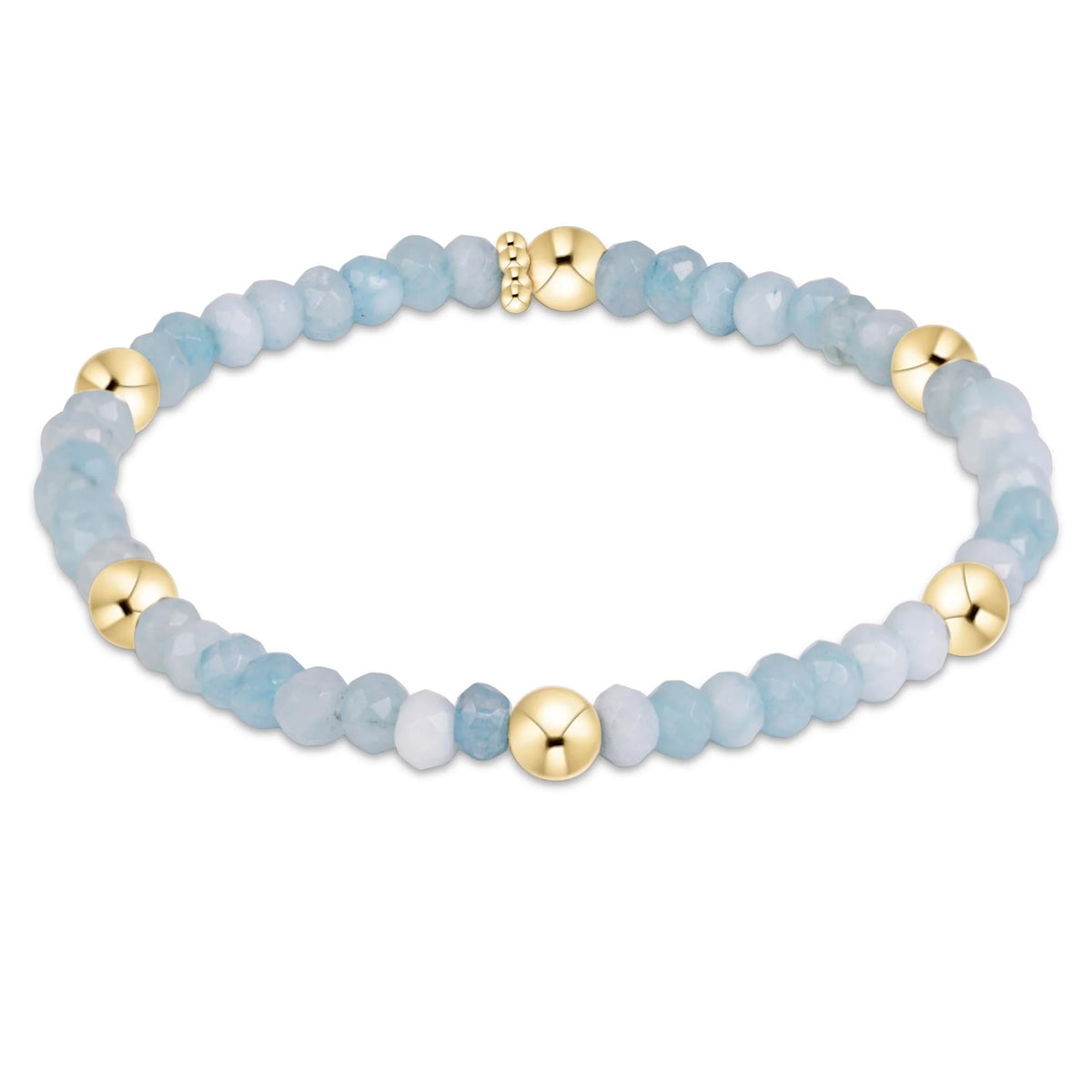 ENewton/ Presence Gemstone 4MM Bracelet-Aquamarine