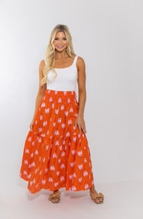 Poppy Smock Waist Skirt