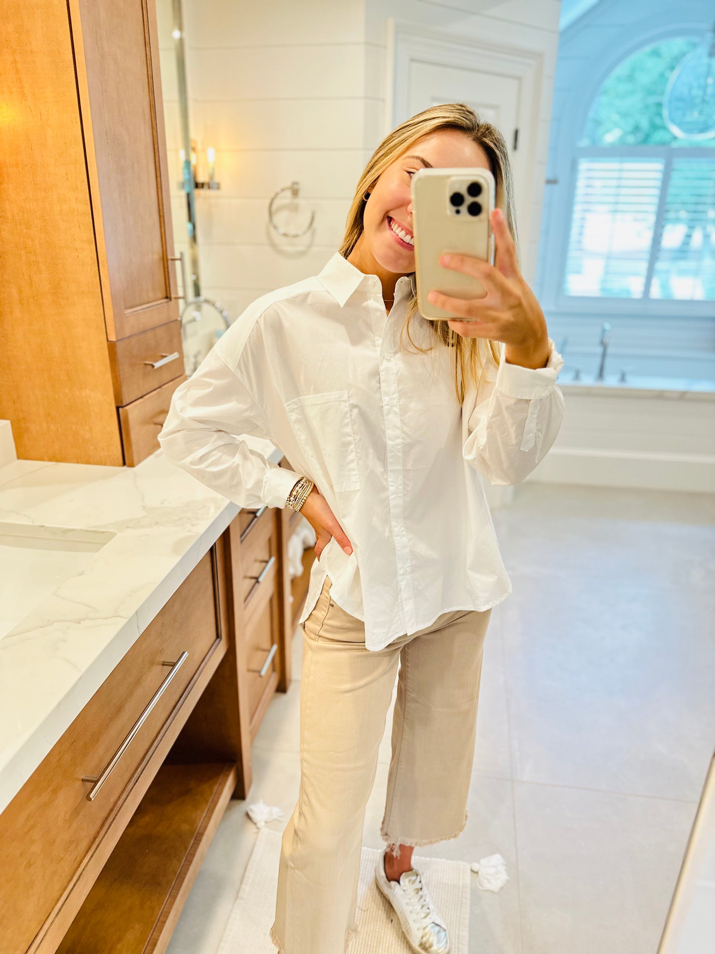 The Winn Button Down Top