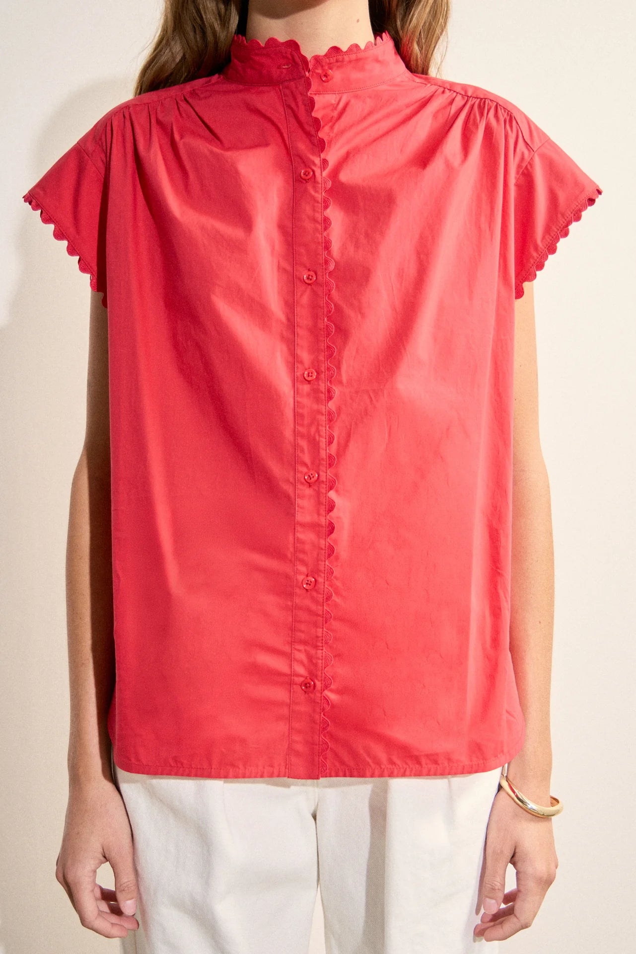 The Sharla Scalloped Top