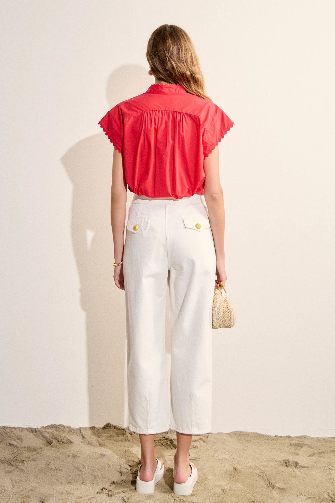 The Sharla Scalloped Top