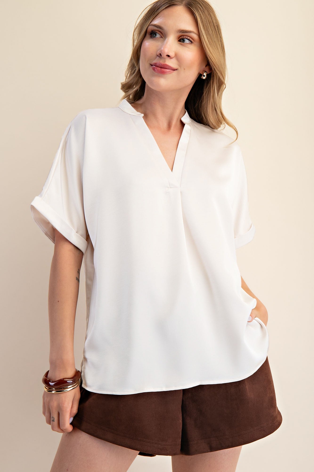 The Pennie Placket Top
