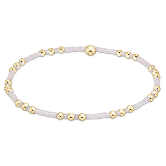 ENewton/ Hope Joy Bracelet-Silky White
