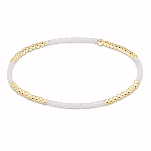 ENewton/ Hope Blissful Bracelet-Silky White