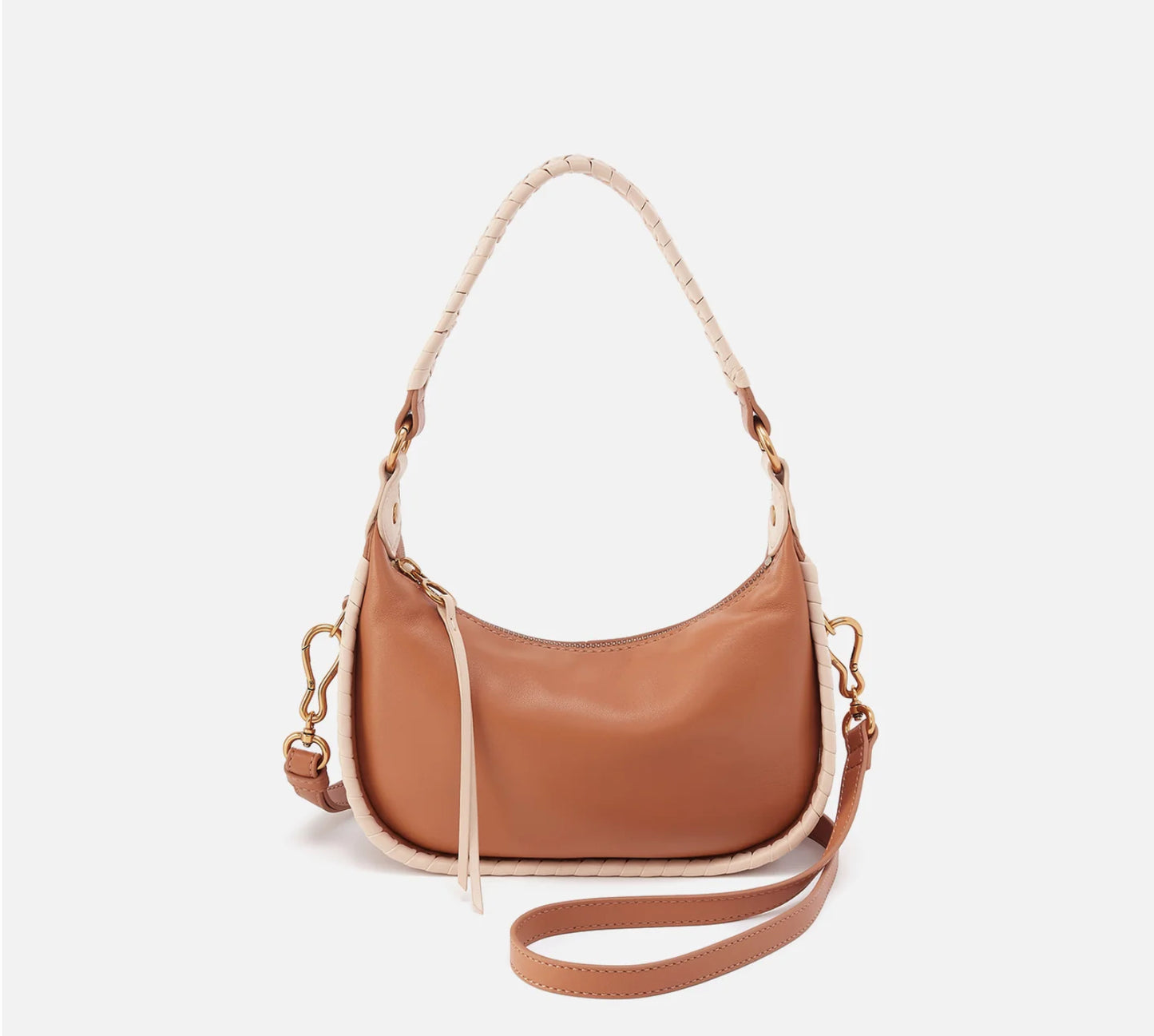 HOBO/ The Mia Crescent Small Bag/ Warm Cashew