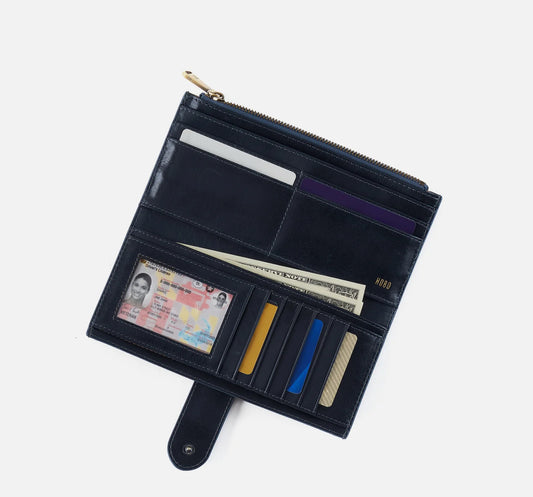 HOBO/ The Dunn Continental Wallet/ Navy Horizon