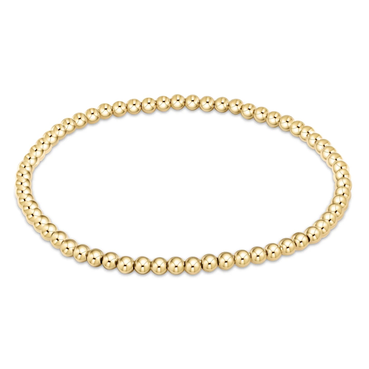 ENewton/ Extends/ Classic Gold 3mm Bead Bracelet